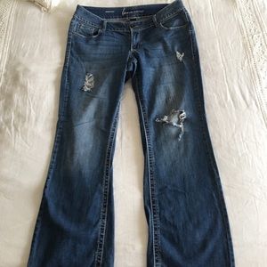 Lane Bryant Distressed Jeans size 14